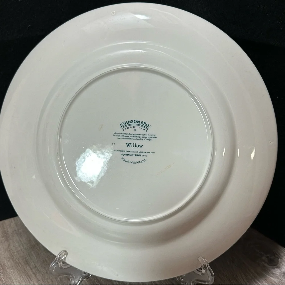 Johnson Brothers Willow Blue - Blue Willow Dinner Plate 10 1/4”
